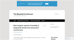 Desktop Screenshot of baseballcontinuum.com